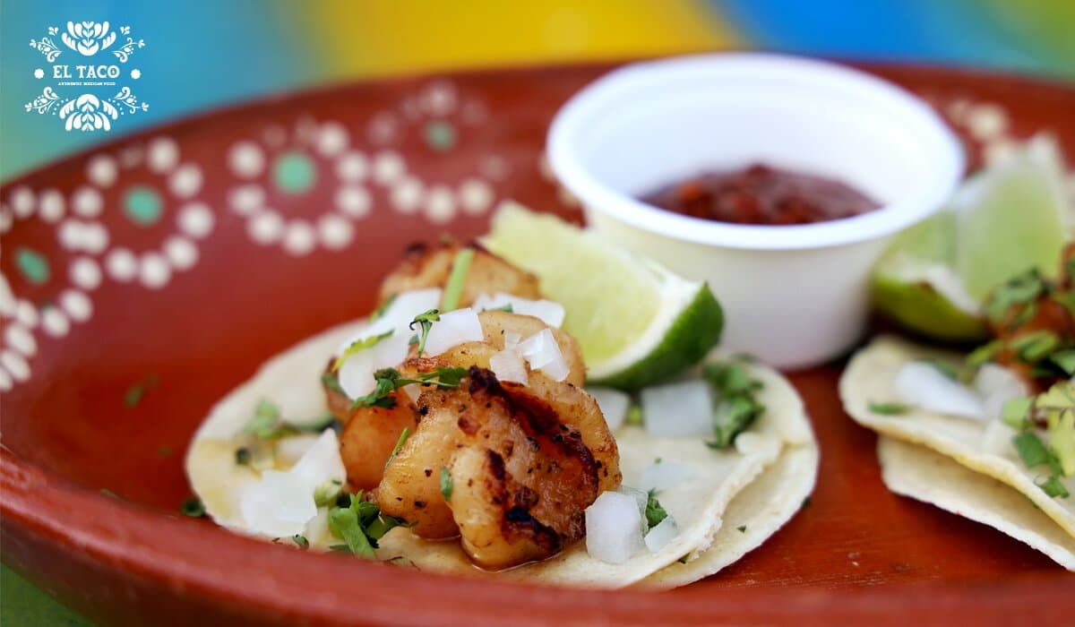 Grilled shrimp tacos, simple a different fresh taco.