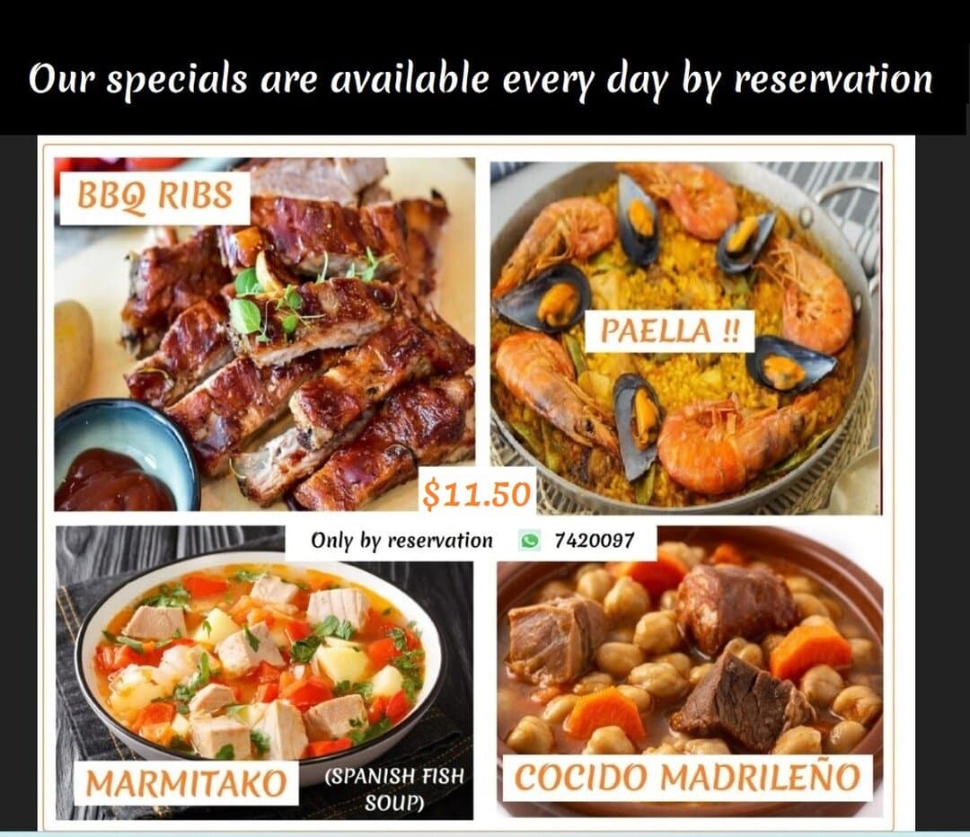 SPECIAL LUNCH WITH RESERVATION