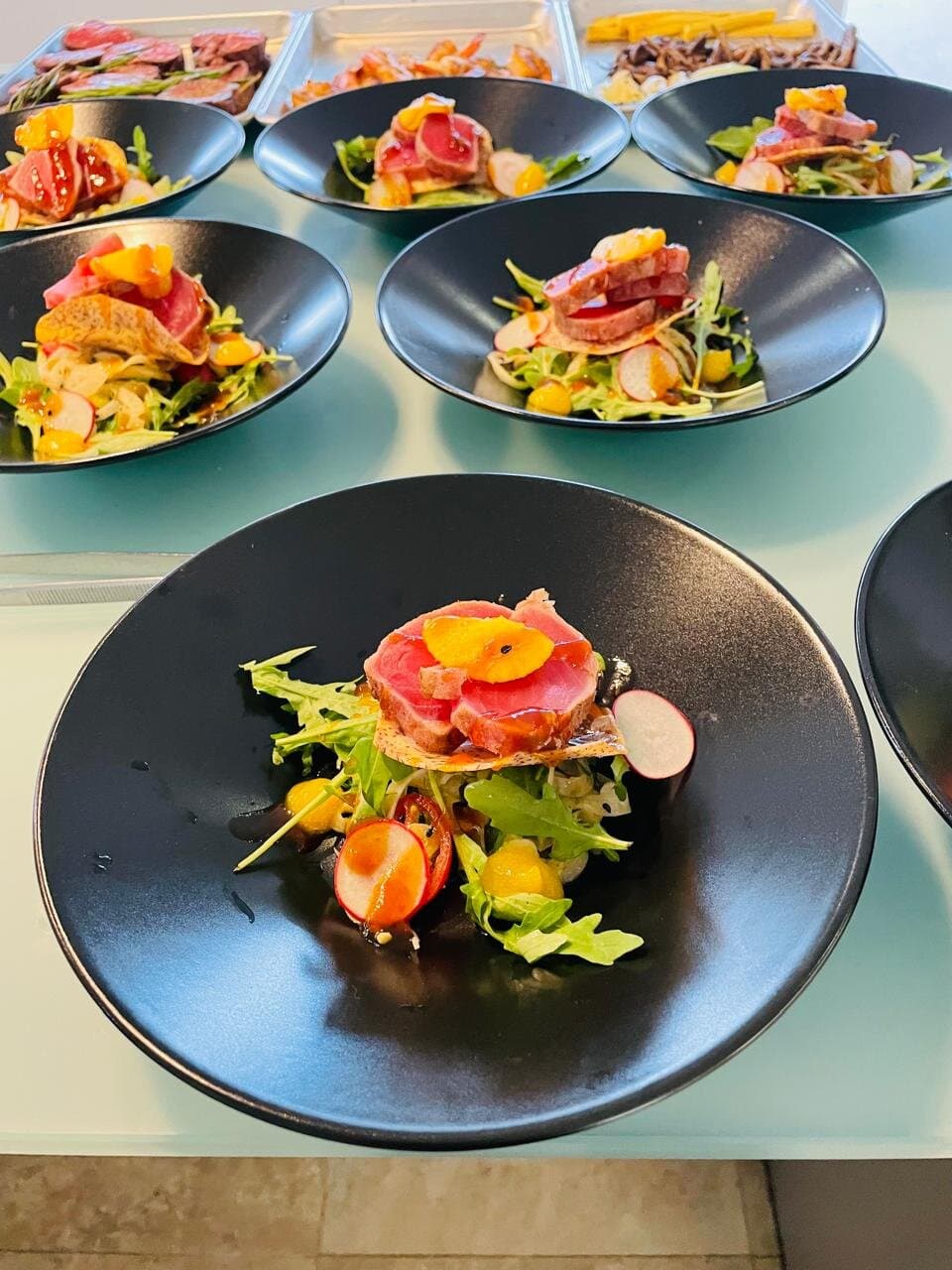 Jim’s Kitchen Aruba delivers private chef experience  exceptional culinary passion. With creativity and confidence, Jim’s Kitchen Aruba specializes in crafting surprising menus, preparing exquisite dishes, and providing top-tier service to clients in the comfort of their stay on the island.