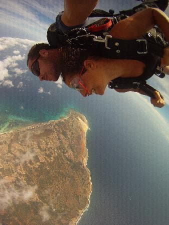Thijs taking another happy-jumper diving!!!