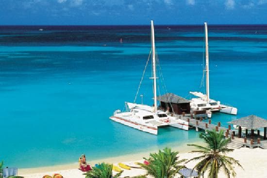 Red Sail Sports' pier at Palm Beach