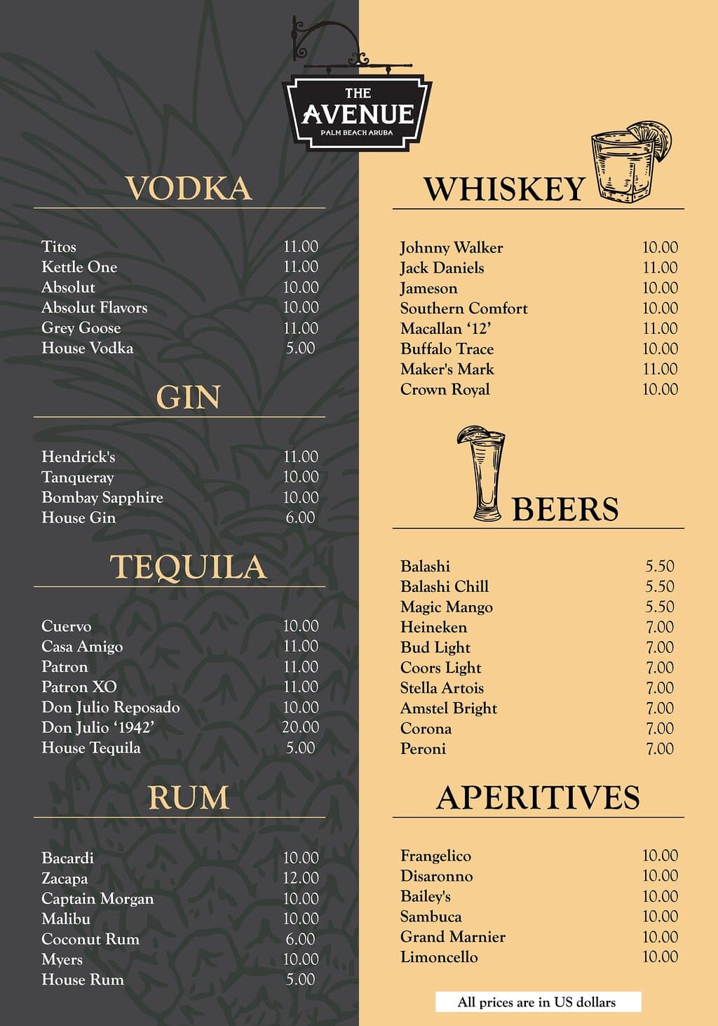 Drink Menu!