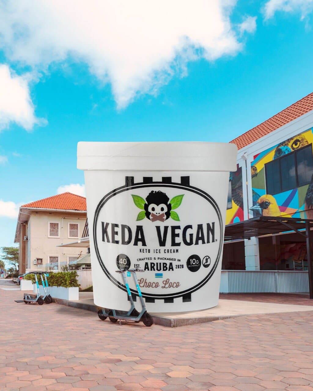 Local made keto and vegan friendly ice cream