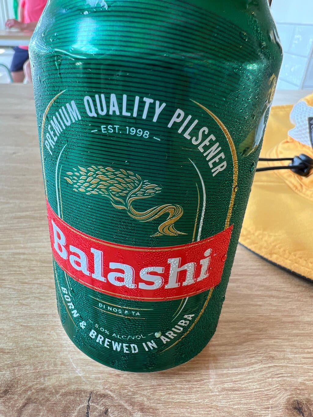 Local beer of the area we tried after a nice hot walk around the beaches
