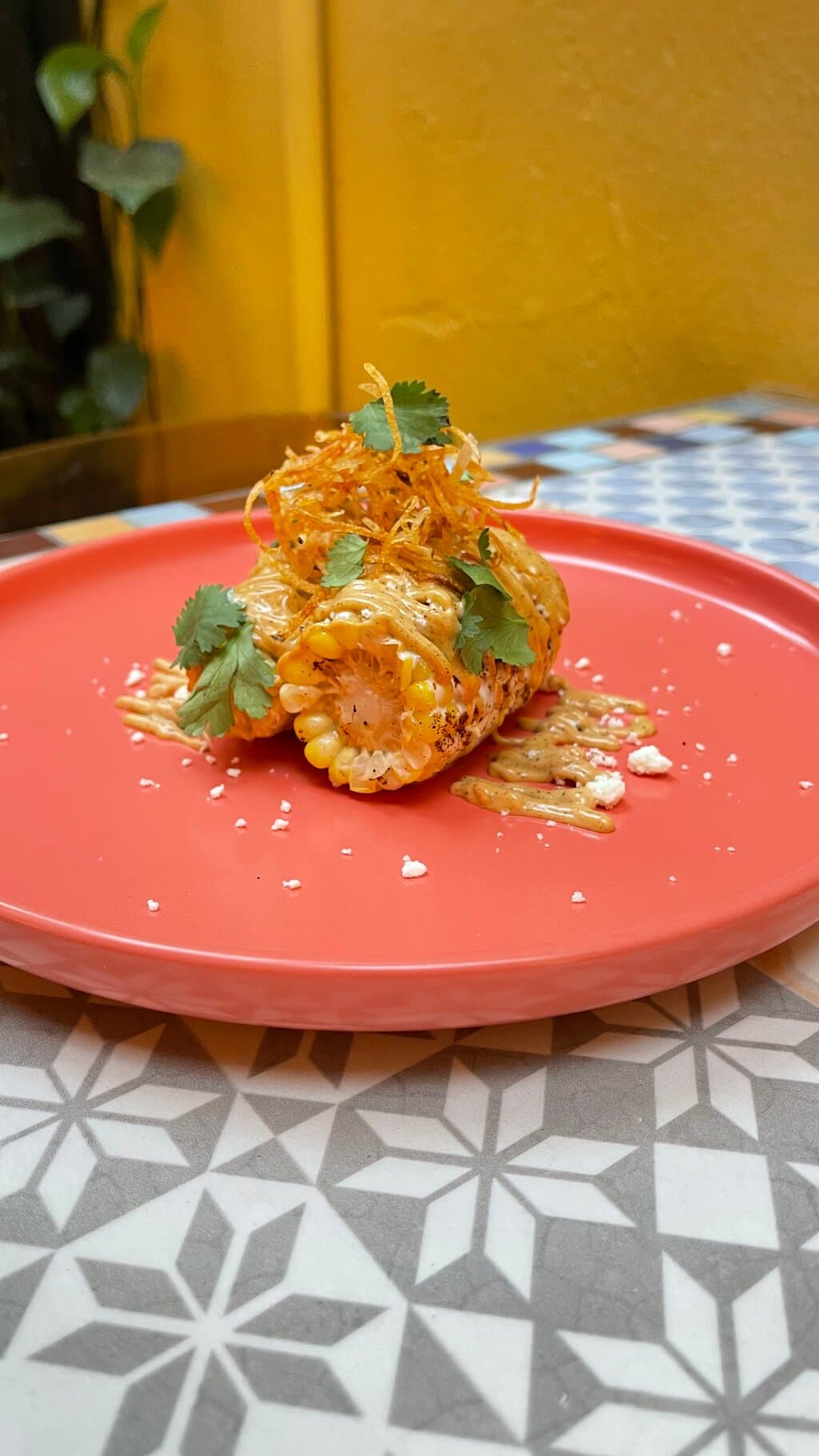 Señor Elote! Fresh flavors, pairs beautiful with a michelada.