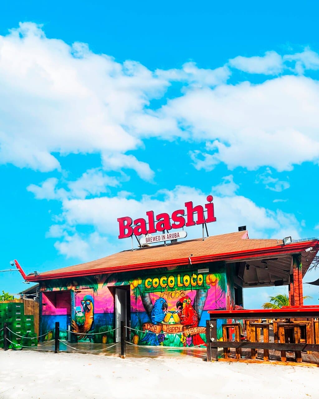 Savor the good vibes and delicious flavors at Coco Loco Beach Bar, nestled on Aruba's stunning #1 Eagle Beach. Kick back with a cold drink, enjoy a tasty meal, and let our friendly staff take care of the rest.