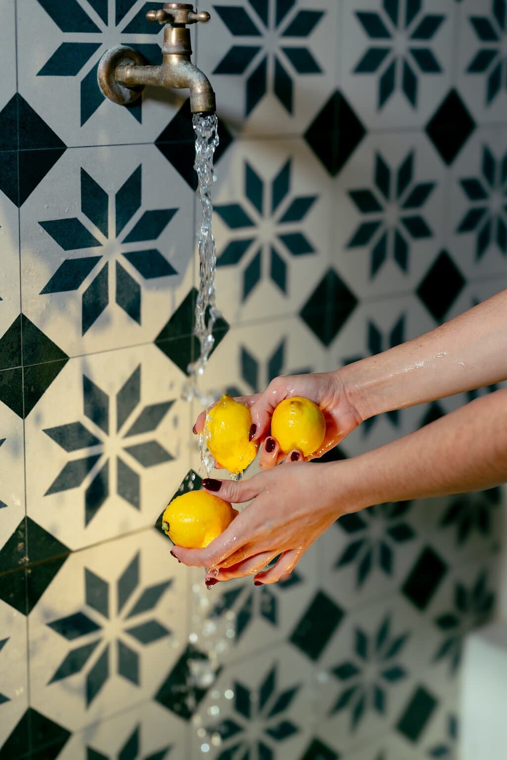 Our decorative water fountain, blending serene island ambience