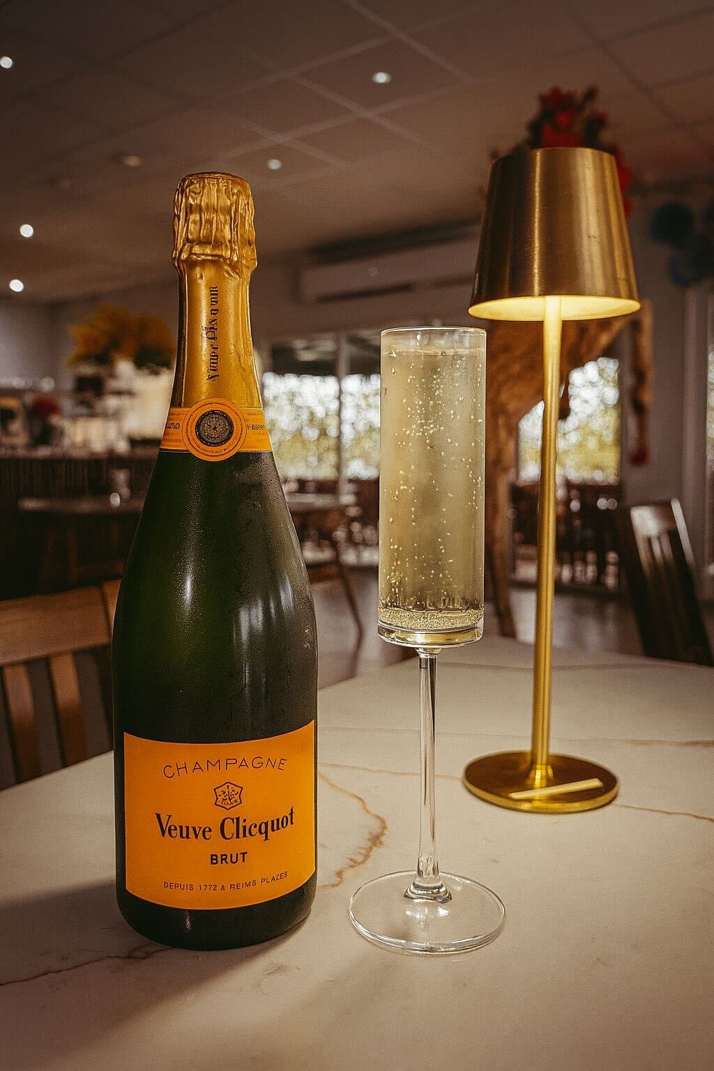 Champagne celebration