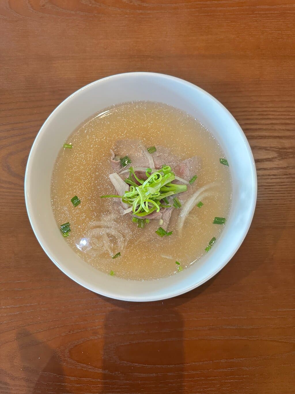 P1. Rare beef pho