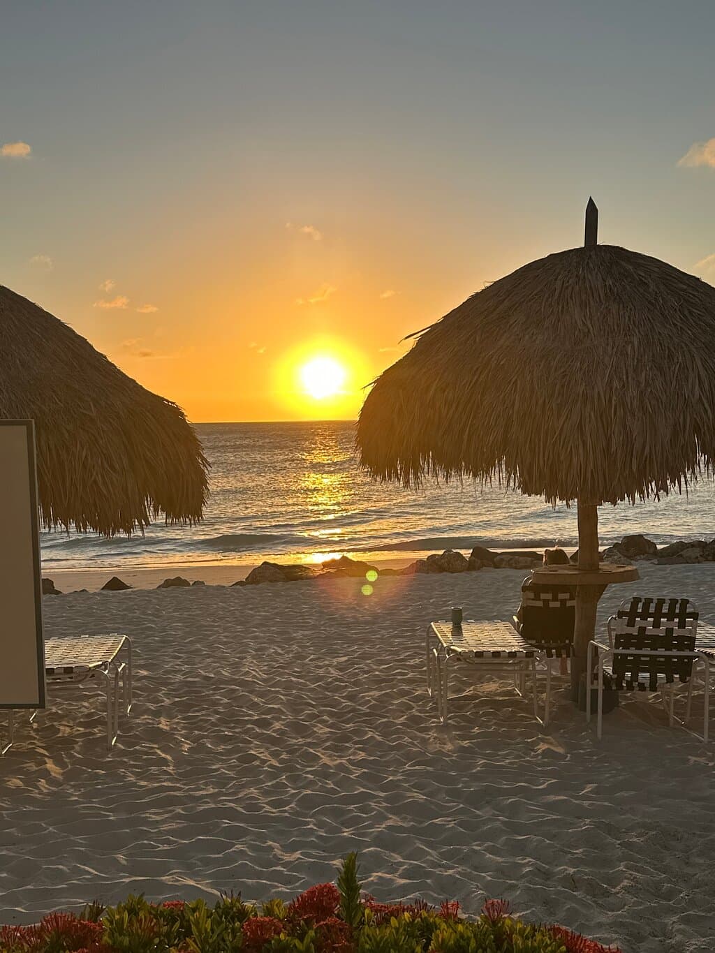 Beautiful beach with palapas that are of no cost for members and guests to use.