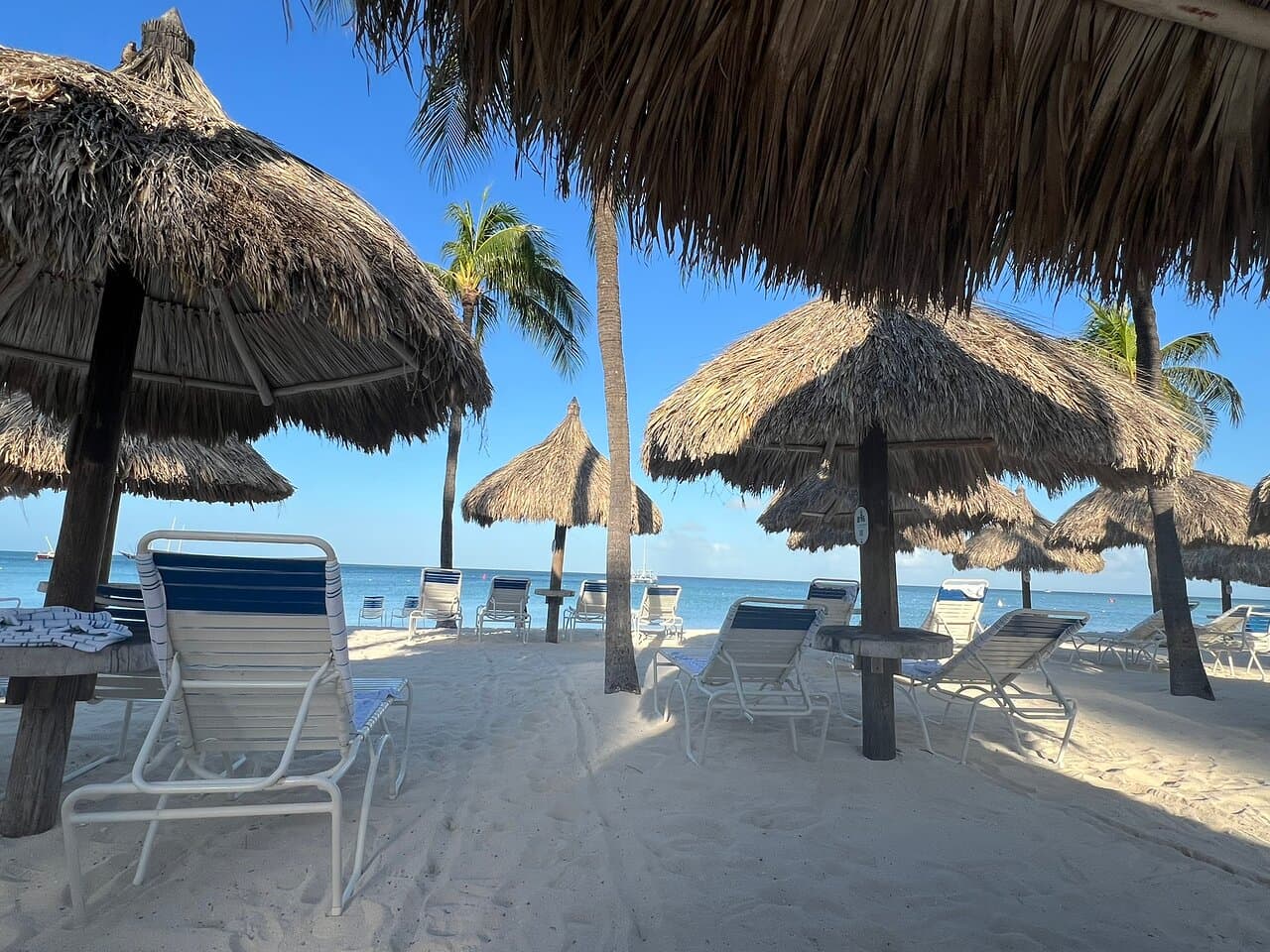 Enjoying my Starbucks on the beach in the morning