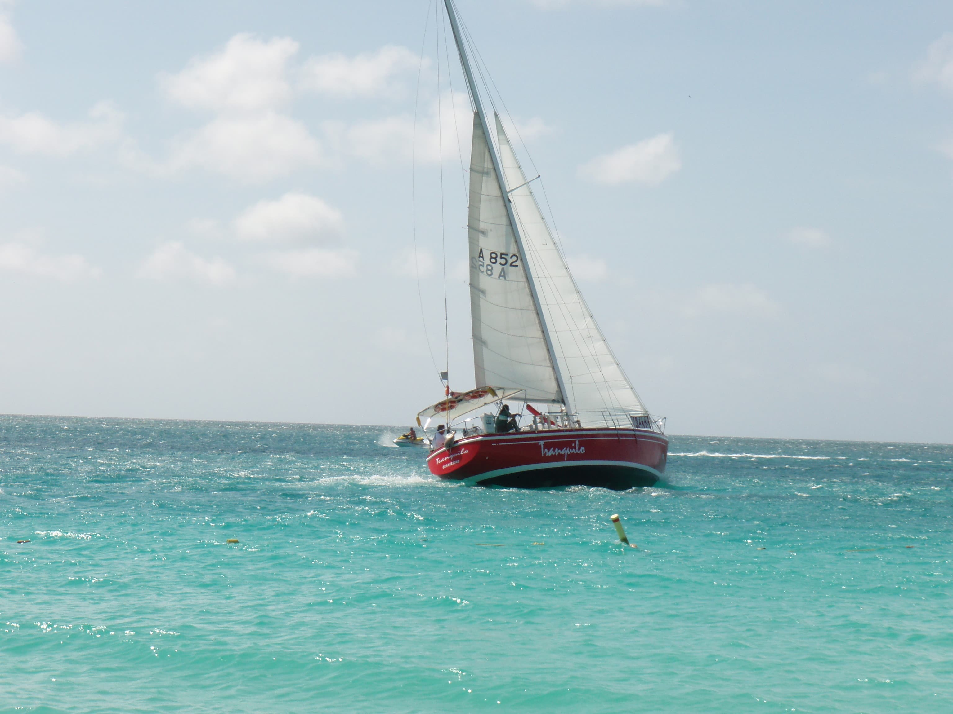 Tranquilo under sail