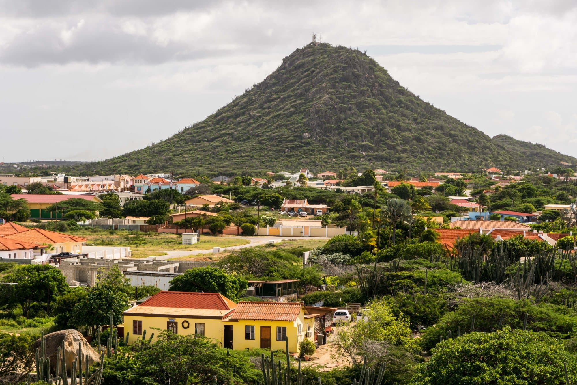 Hooiberg from the Top of Casibari Rock Formation