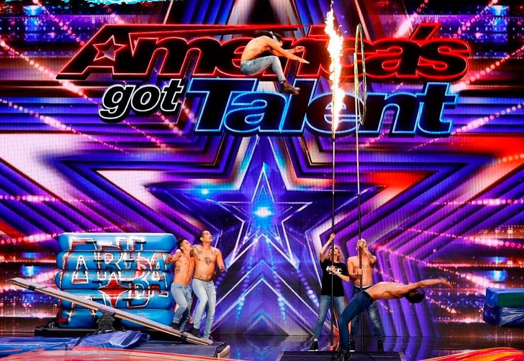 Our signature fire act was featured on America's Got Talent